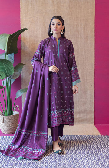 Orient OTL 22 147 Purple Khaddar Myreen Winter Collection 2022 Online Shopping